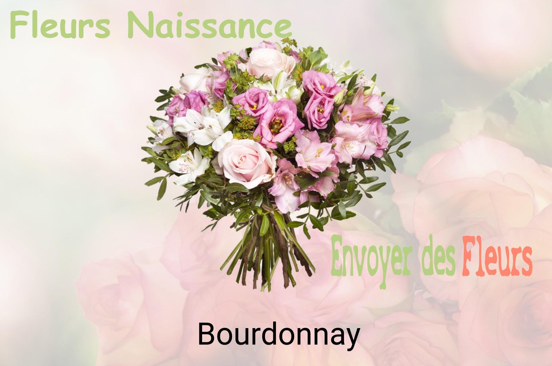Bouquet de fleurs de naissance livré à Bourdonnay